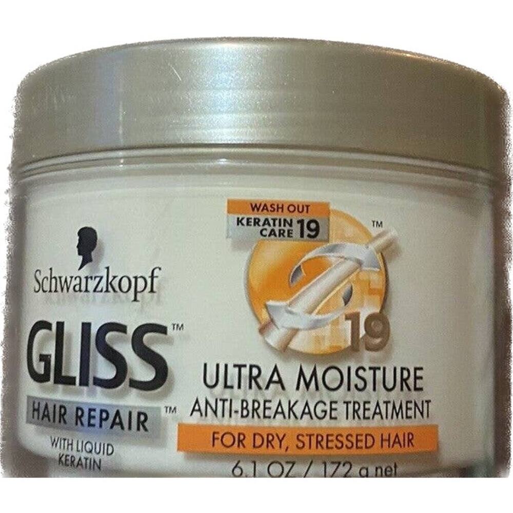 SCHWARTZKOPF gliss ultra Moisture Hair Repair for Dry Stressed Hair 6.1oz